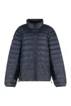Polo Ralph Lauren Down Jacket In Technical Fabric In Black