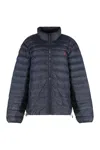 Polo Ralph Lauren Down Jacket In Technical Fabric In Blue