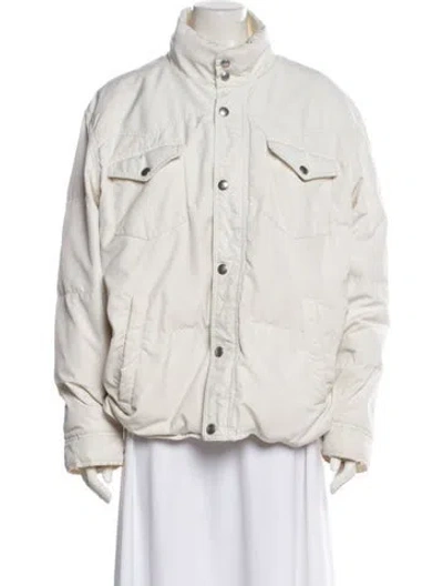 Pre-owned Polo Ralph Lauren Down Jacket In Neutral
