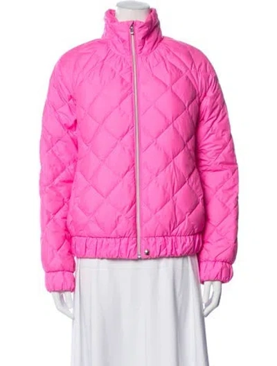 Pre-owned Polo Ralph Lauren Down Jacket In Pink