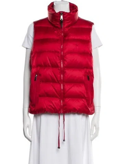 Pre-owned Polo Ralph Lauren Down Jacket In Red