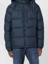 Polo Ralph Lauren Gorham Water-repellent Ripstop Fabric Down Jacket Clothing In Blue