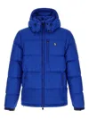 Polo Ralph Lauren Blue Polyester Down Jacket In Multi