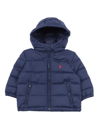 Polo Ralph Lauren Kids' Down Jkt-outerwear-bomber In Blue