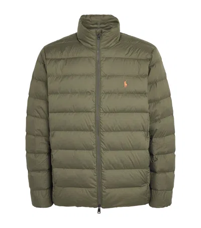 Polo Ralph Lauren Down Packable Colden Jacket In Green