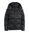Polo Ralph Lauren Water-repellent Quilted Down Jacket With Detachable Hood Clothing In Black