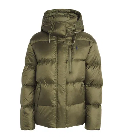 Polo Ralph Lauren Down Puffer Coat In New Olive