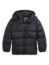 Polo Ralph Lauren Down Puffer Jacket In Black