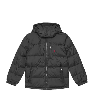 Polo Ralph Lauren Kids' Down Puffer Jacket In Black
