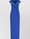 Polo Ralph Lauren Maxi Sheath Dress In Blue