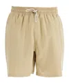 Polo Ralph Lauren Short De Bain Uni In Nude