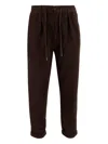 Polo Ralph Lauren Casual Trousers With Belt Loops And Pockets In Brown