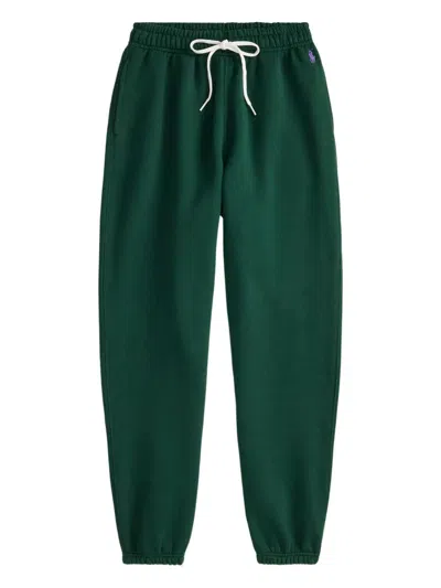 Polo Ralph Lauren Drawstring Cuffed Track Pants In Black