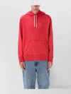 Polo Ralph Lauren Drawstring Hoodie Kangaroo Pocket In Red