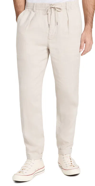 Polo Ralph Lauren Drawstring Linen Pants Stonewear Grey