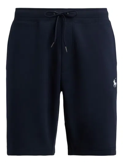 Polo Ralph Lauren Drawstring Logo-detail Shorts In Blue
