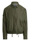 Polo Ralph Lauren Drawstring-pocket Bomber Jacket In Green