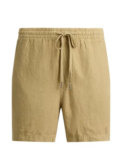 Polo Ralph Lauren Drawstring Shorts In Yellow