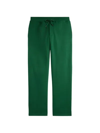 Polo Ralph Lauren Drawstring Straight-leg Trousers In Green