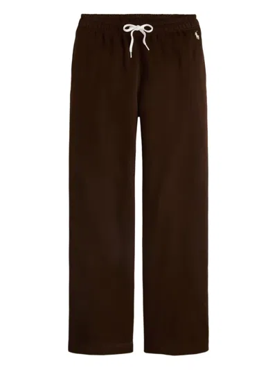 Polo Ralph Lauren Drawstring Sweatpants In Brown