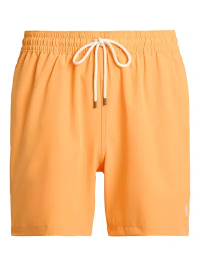 Polo Ralph Lauren Traveler Recycled Polyester Shorts In Sailing Orange