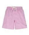 Polo Ralph Lauren Logo Swim Shorts In Pink