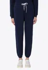 Polo Ralph Lauren Womens Cruise Navy Athletic Straight-leg Cotton-blend Jersey Jogging Bottoms In Blue