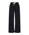 Polo Ralph Lauren Black Pants With Drawstring Elastic Waist And Pony Embroidery On The Side