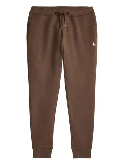 Polo Ralph Lauren Drawstring Track Pants In Brown