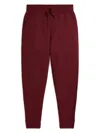 Polo Ralph Lauren Drawstring Track Pants In Burgundy