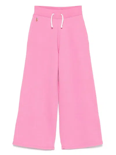 Polo Ralph Lauren Kids' Drawstring Track Pants In Pink