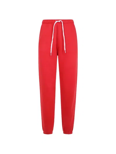Polo Ralph Lauren Drawstring Track Pants In Red