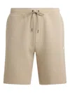 Polo Ralph Lauren Drawstring Track Shorts In Neutral