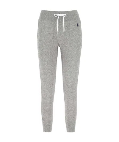 Polo Ralph Lauren Drawstring Track Trousers In Gray