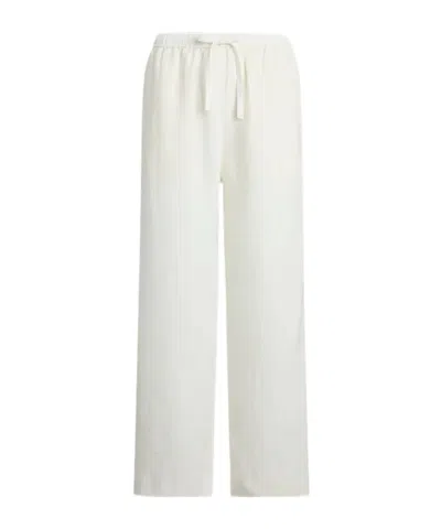 Polo Ralph Lauren Drawstring Trousers In White