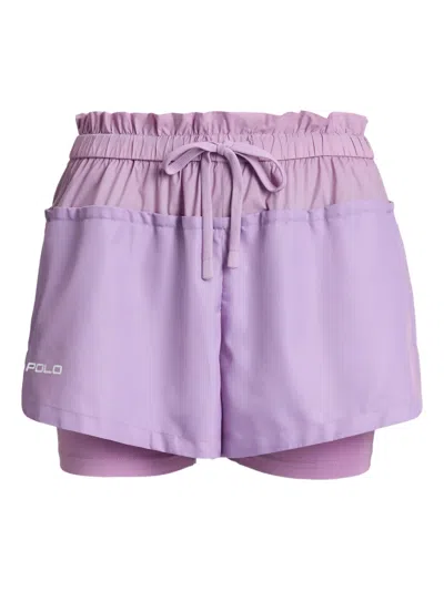 Polo Ralph Lauren Drawstring-waist Shorts In Purple