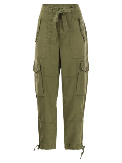 POLO RALPH LAUREN DRAWSTRING WAIST STRAIGHT LEG CARGO PANTS