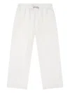 Polo Ralph Lauren Drawstring Wide-leg Trousers In White
