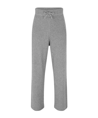 Polo Ralph Lauren Drawstring Wide-leg Sweatpants In Gray