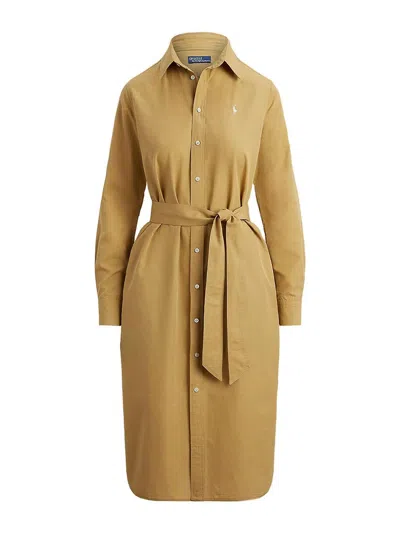 Polo Ralph Lauren Dress In Brown