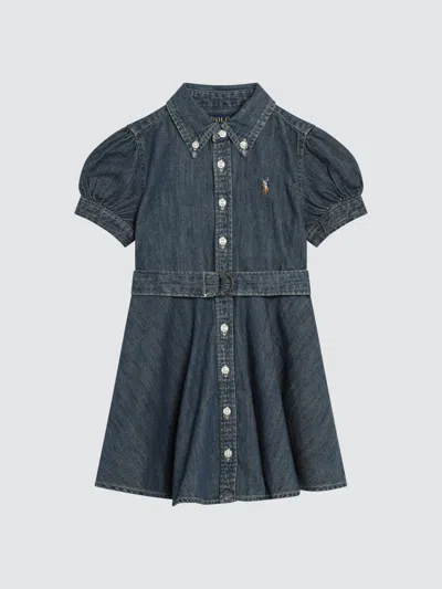 Polo Ralph Lauren Dress Kids In Blue