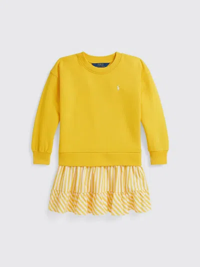 Polo Ralph Lauren Dress Kids Color Yellow