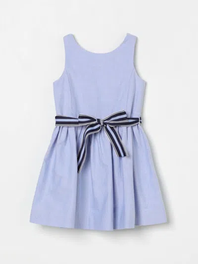 POLO RALPH LAUREN DRESS POLO RALPH LAUREN KIDS COLOR BLUE,G77205009