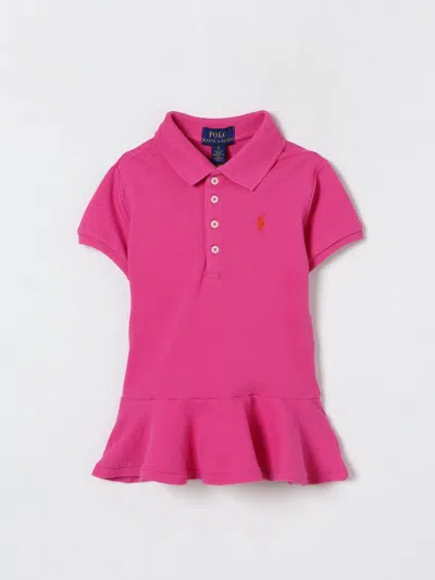 Polo Ralph Lauren Kids' Kleid  Kinder Farbe Fuchsia
