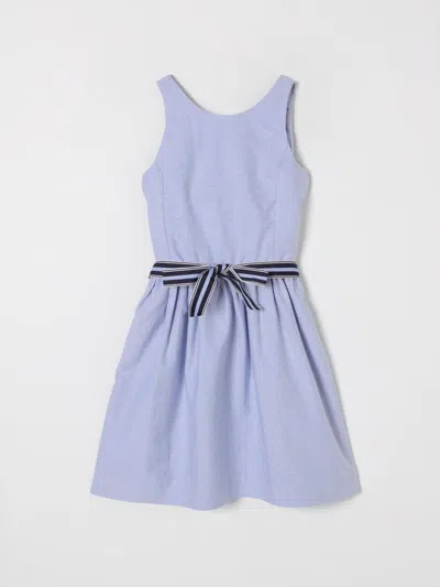 POLO RALPH LAUREN DRESS POLO RALPH LAUREN KIDS COLOR GNAWED BLUE,426588011