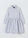 Polo Ralph Lauren Kleid  Kinder Farbe Hellblau In Hellblau