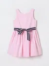 Polo Ralph Lauren Teen Girls Pale Pink Cotton Dress In Pink
