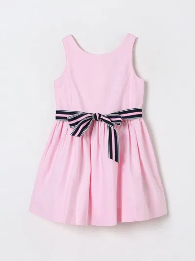 POLO RALPH LAUREN DRESS POLO RALPH LAUREN KIDS COLOR PINK,426580010