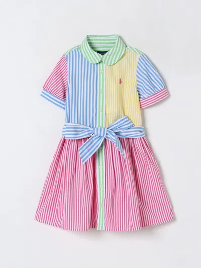 POLO RALPH LAUREN DRESS POLO RALPH LAUREN KIDS COLOR RED,G71151014