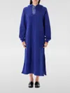 Polo Ralph Lauren Hoodie Knit Dress Side Slits In Animal Print